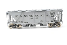 Load image into Gallery viewer, O Brass PSC - Precision Scale Co. PRR - Pennsylvania Railroad 70 Ton H-30 Class Covered Hopper Factory Painted Grey No. 255477
