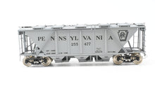Load image into Gallery viewer, O Brass PSC - Precision Scale Co. PRR - Pennsylvania Railroad 70 Ton H-30 Class Covered Hopper Factory Painted Grey No. 255477
