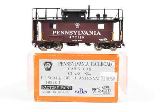 HO Brass PSC - Precision Scale Co. PRR - Pennsylvania Railroad Class N-5a Caboose FP No. 478110