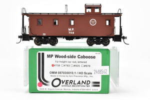 HO Brass OMI - Overland Models, Inc. MP - Missouri Pacific Wood-Side Caboose F/P #708