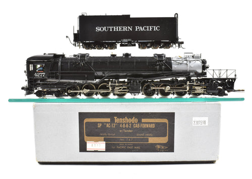 HO Brass Tenshodo SP - Southern Pacific AC-12 4-8-8-2 Cab Forward Factory Painted No. 4277, 1974 Run Crown Model