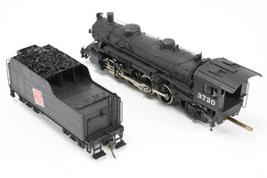 HO Brass PFM - United GTW - Grand Trunk Western USRA 2-8-2 Custom Painted No. 3720