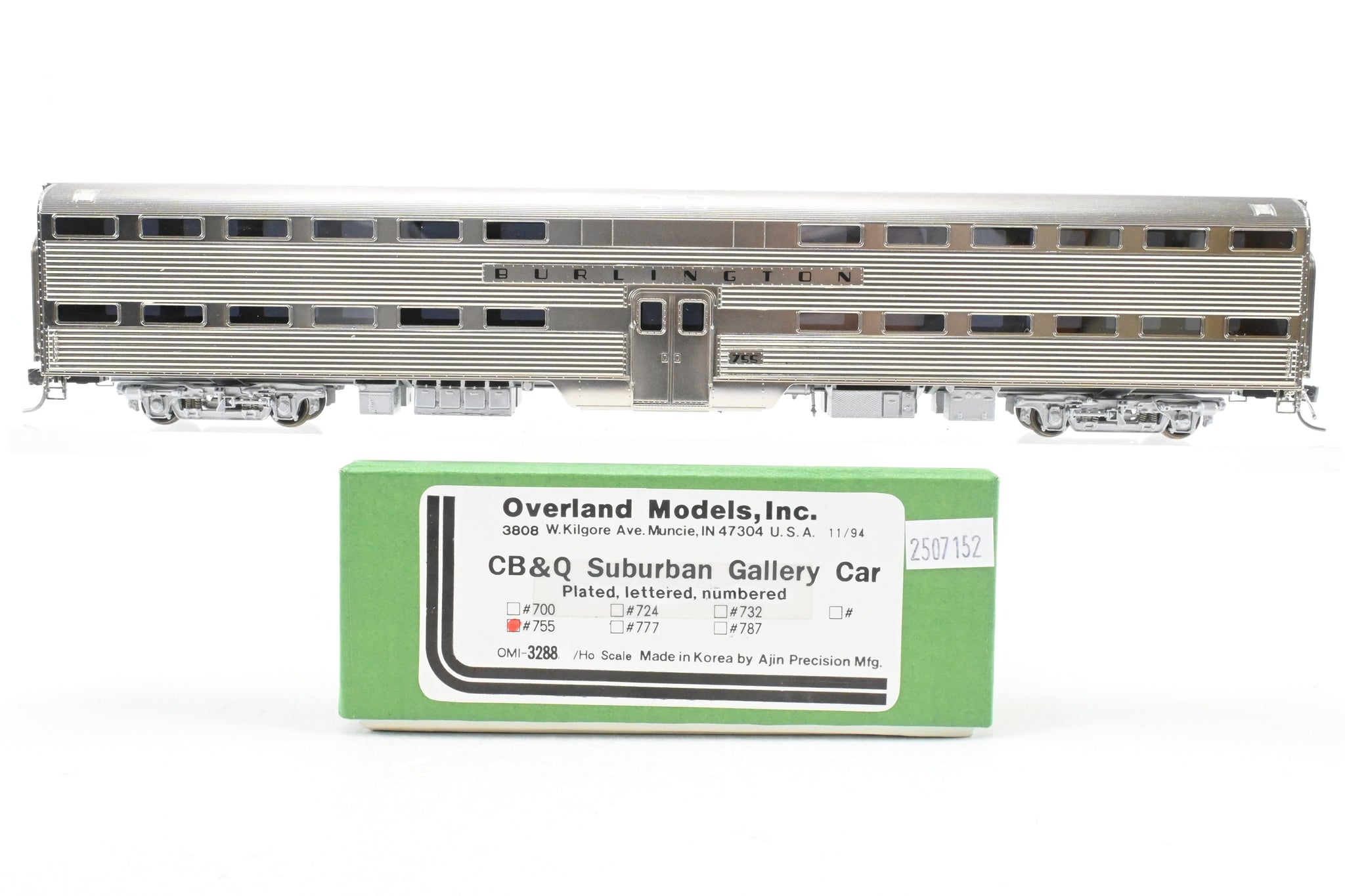 価格提案！　バイオリン　Oren Smith 1907年  old  アメリカ製 HO Brass OMI - Overland Models, Inc. CB&Q - Burlington Route