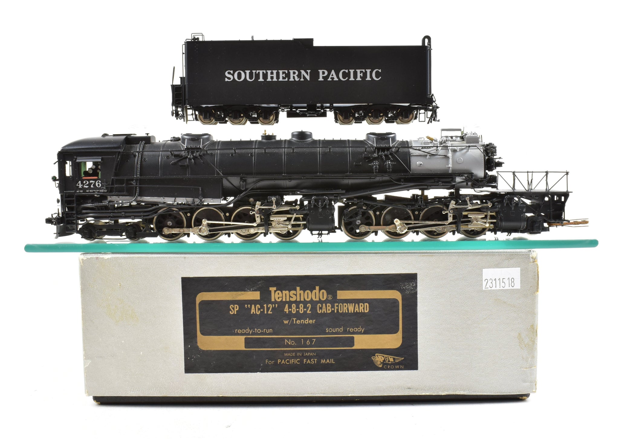 HO Brass PFM - Tenshodo SP - Southern Pacific AC-12 4-8-8-2 Cab Forwar –  ReSourced Rails