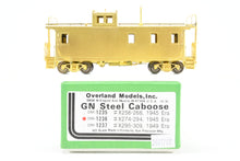 Load image into Gallery viewer, HO Brass OMI - Overland Models, Inc. GN - Great Northern Steel Caboose X274-294 1945 Era 
