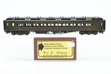 Load image into Gallery viewer, HO Brass W&amp;R Enterprises NP - Northern Pacific Truss Rod Coach 1000 Series Factory Painted Pullman Green No. 1042
