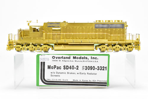 HO Brass OMI - Overland Models Inc. MP - MoPac EMD SD40-2 - Without Dynamic Brakes, With Early Radiator Screens