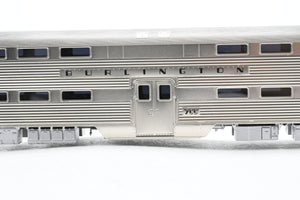 HO Brass OMI - Overland Models, Inc. CB&Q - Burlington Route Suburban Gallery Car, Factory Plated, Lettered & Numbered No. 755