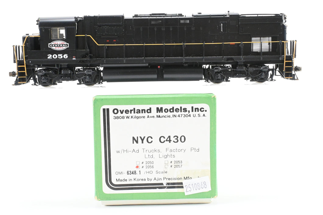 HO Brass OMI - Overland Models Inc. NYC - New York Central ALCO C430 W/ Hi-Ad trucks Factory Painted No. 2056