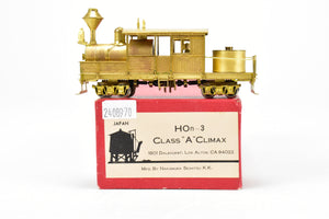 HOn3 Brass Westside Model Co. Various Logging Class "A" Climax Horizontal Boiler 