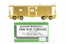 Load image into Gallery viewer, HO Brass OMI - Overland Models, Inc. C&amp;NW - Chicago &amp; North Western Steel Bay Window Caboose As Built 1968
