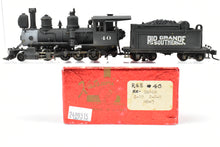 Load image into Gallery viewer, HOn3 Brass Balboa RGS - Rio Grande Southern ex D&amp;RGW C-19 #40 2-8-0 CP Lettered #40 Light Weathering.

