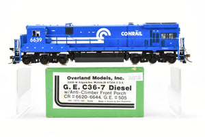 HO Brass OMI - Overland Models Inc. CR - Conrail GE C36-7 w/Anti-Climber Front Porch, Pro-Paint Conrail No. 6639