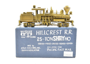 HO Brass PFM - United Hillcrest-Osbourne 2-Truck 25-Ton Shay Geared Locomotive