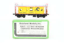 Load image into Gallery viewer, HO Brass OMI - Overland Models, Inc. B&amp;O - Baltimore &amp; Ohio I-12 Bay Window Caboose Modernized Factory Painted Chessie System No. C-2475
