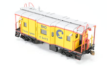 Load image into Gallery viewer, HO Brass OMI - Overland Models, Inc. B&amp;O - Baltimore &amp; Ohio I-12 Bay Window Caboose Modernized Factory Painted Chessie System No. C-2475
