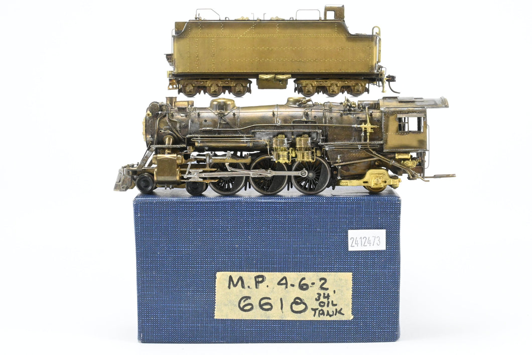HO Brass Custom Joe G. Collias Scratch Built MP - Missouri Pacific 4-6-2 No. 6618 NEEDS FINISHING