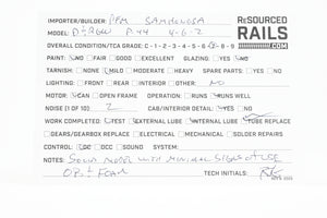 HO Brass PFM - Samhongsa D&RGW - Rio Grande 4-6-2 Class P-44 Pacific