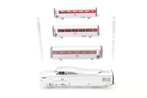 HO Brass Railworks CRI&P – Rock Island General Motors Aerotrain 4-Car Set with 4 Extra Coaches Factory Painted AS-IS