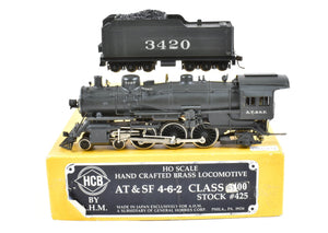 HO Brass AHM - Associated Hobby Manufacturers-HCB- AT&SF 3400 Class 4-6-2 painted