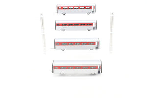 HO Brass Railworks CRI&P – Rock Island General Motors Aerotrain 4-Car Set with 4 Extra Coaches Factory Painted AS-IS