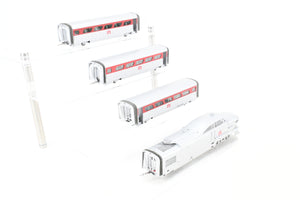 HO Brass Railworks CRI&P – Rock Island General Motors Aerotrain 4-Car Set with 4 Extra Coaches Factory Painted AS-IS