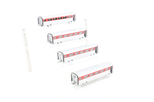HO Brass Railworks CRI&P – Rock Island General Motors Aerotrain 4-Car Set with 4 Extra Coaches Factory Painted AS-IS