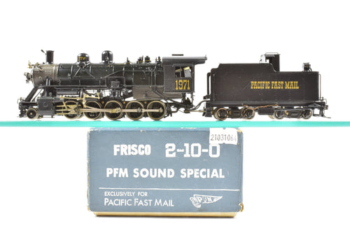 HO Brass PFM - United SLSF - Frisco 2-10-0 Decapod PFM Sound Special