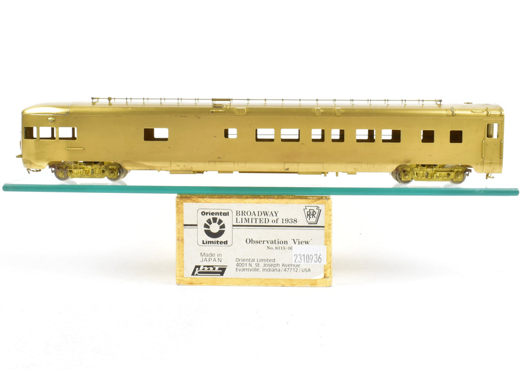 HO Brass Oriental Limited PRR - Pennsylvania Railroad 