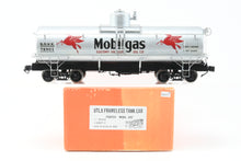 Load image into Gallery viewer, Gauge 1 - 1:24th Scale Brass PSC - Precision Scale Co. Various Roads UTLX Frameless Tank Car Factory Painted SOVX - Mobil Gas No. 78901
