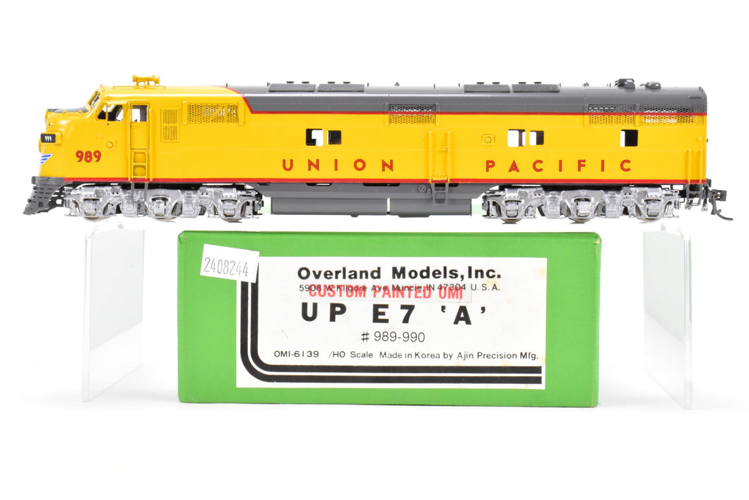 HO Brass OMI - Overland Models, Inc. UP - Union Pacific EMD E7A Nos. 989-990 Factory Painted No. 989