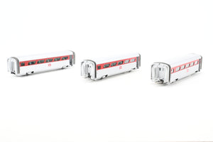 HO Brass Railworks CRI&P – Rock Island General Motors Aerotrain 4-Car Set with 4 Extra Coaches Factory Painted AS-IS