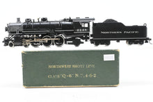 Load image into Gallery viewer, HO Brass NWSL - Northwest Short Line NP - Northern Pacific Class Q-6 4-6-2 Pacific Can Motor Upgrade Pro-Painted No. 2248
