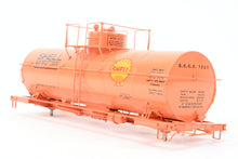 Load image into Gallery viewer, O Brass PSC - Precision Scale Co. Various Roads ACF 10,000 Gallon Insulated Tank Car Factory Painted Orange Shell SCCX 1227
