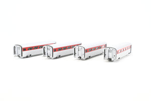 HO Brass Railworks CRI&P – Rock Island General Motors Aerotrain 4-Car Set with 4 Extra Coaches Factory Painted AS-IS