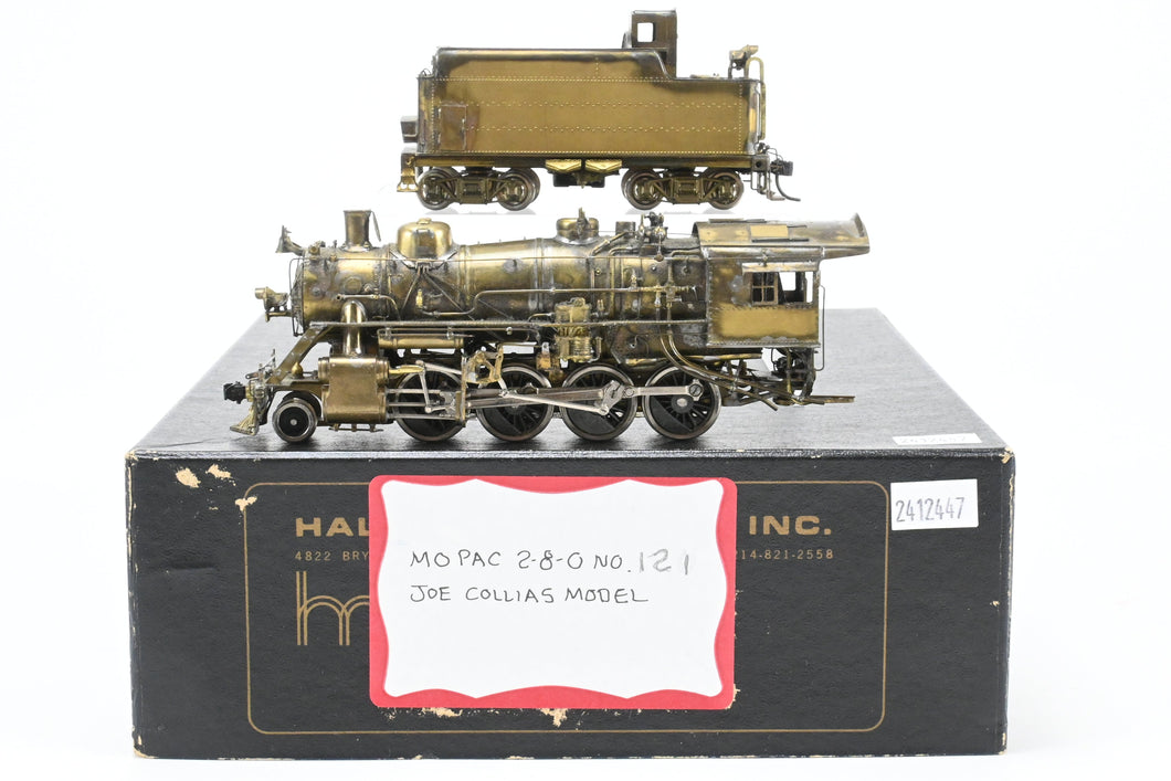 HO Brass Custom Joe G. Collias Scratch Built MP - Missouri Pacific 2-8-0 No. 121 AS-IS NO MOTOR/GEARBOX
