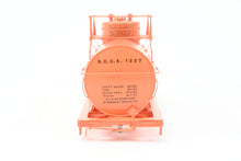 Load image into Gallery viewer, O Brass PSC - Precision Scale Co. Various Roads ACF 10,000 Gallon Insulated Tank Car Factory Painted Orange Shell SCCX 1227

