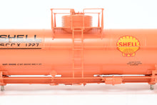 Load image into Gallery viewer, O Brass PSC - Precision Scale Co. Various Roads ACF 10,000 Gallon Insulated Tank Car Factory Painted Orange Shell SCCX 1227
