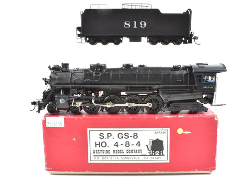 HO Brass Westside Model Co. SP - Southern Pacific Class GS-8 Pro-Paint for Cotton Belt #819.