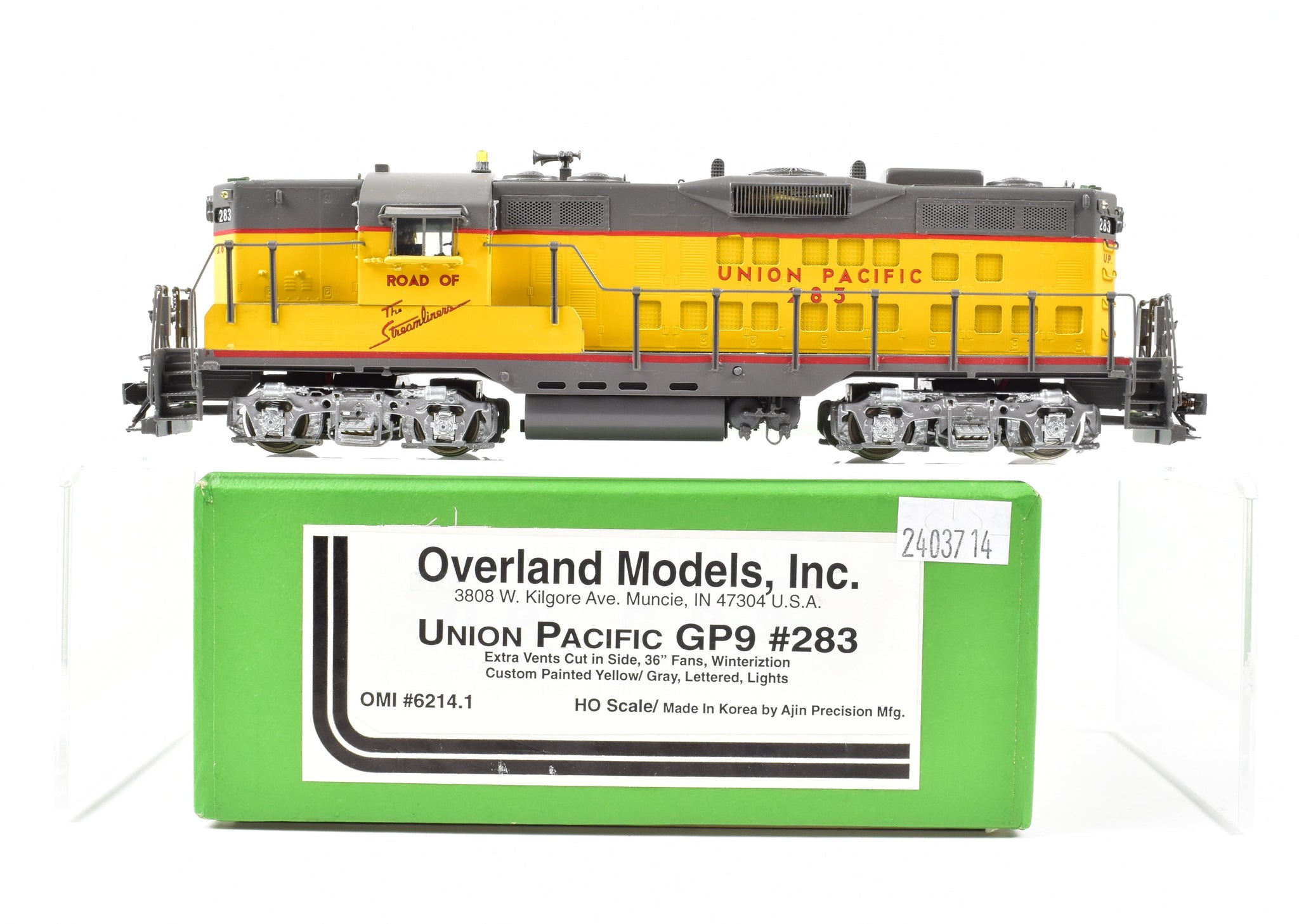 Locomotive diesel proto GP-9 réaliste à l'échelle HO « Union Pacific Locomotive diesel proto GP-9 réaliste à l'échelle HO « Union Pacific