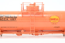 Load image into Gallery viewer, O Brass PSC - Precision Scale Co. Various Roads ACF 10,000 Gallon Insulated Tank Car Factory Painted Orange Shell SCCX 1227

