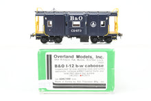 Load image into Gallery viewer, HO Brass OMI - Overland Models, Inc. B&amp;O - Baltimore &amp; Ohio I-12 Bay Window Caboose Modernized Factory Painted Chessie System No. C-2473 2001 Run
