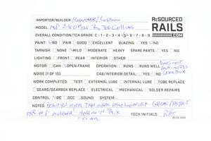 HO Brass Custom Joe G. Collias Scratch Built MP - Missouri Pacific 2-8-0 No. 121 AS-IS NO MOTOR/GEARBOX