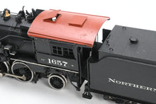 Load image into Gallery viewer, HO Brass PFM - SKI NP - Northern Pacific Class W 2-8-2 Wooden Pilot Version Custom Painted No. 1657 w/DCC
