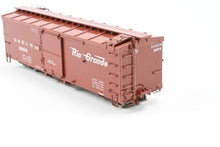 Load image into Gallery viewer, HOn3 Rail Line D&amp;RGW - Denver &amp; Rio Grande Western 30' Box Car Custom Built &amp; Painted Flying Rio Grande No. 3004 NO BRAKE WHEEL
