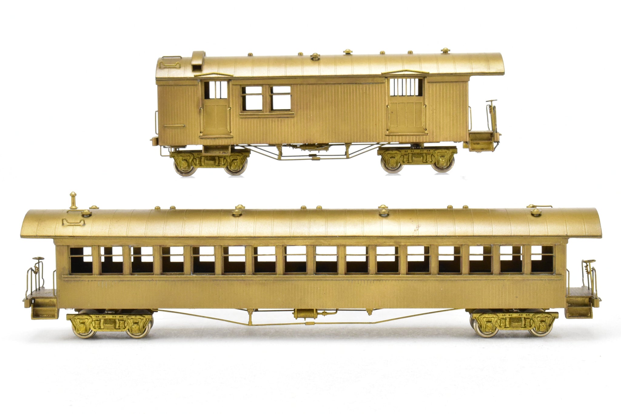 HOn3 Brass NJ Custom Brass Sumpter Valley Coach and Mail-Baggage