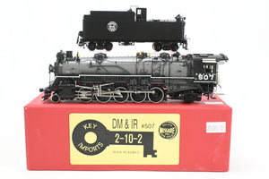 HO Brass CON Key Imports DM&IR - Duluth Missabe and Iron Range 2-10-2 E-1 Factory Painted No. 507 2004 Run