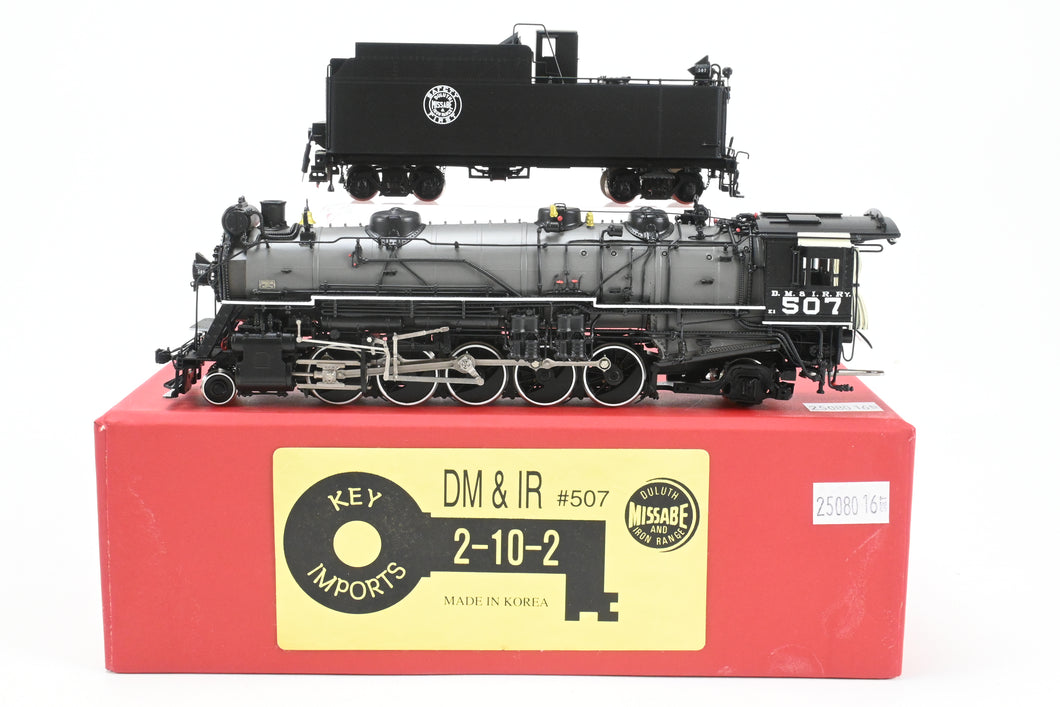 HO Brass CON Key Imports DM&IR - Duluth Missabe and Iron Range 2-10-2 E-1 Factory Painted No. 507 2004 Run