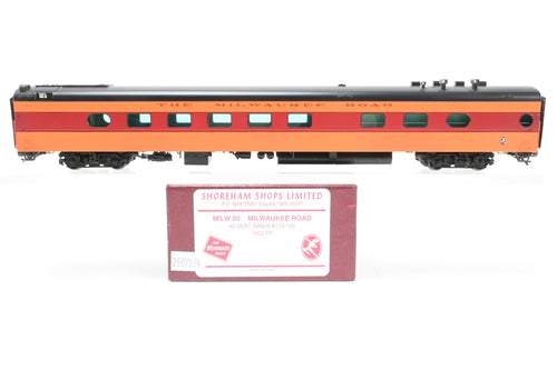 HO Brass Shoreham Shops MILW05-52 MILW - Milwaukee Road 1952 40 Seat Diner Nos. 115 - 120 FP No. 118