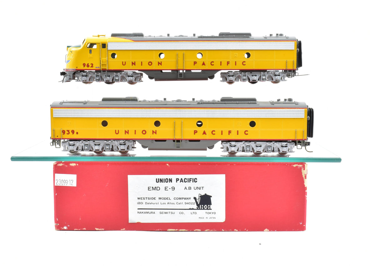 HO Brass Westside Model Co. UP - Union Pacific E9 A/B Set Pro-Painted ...